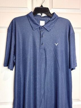 Men's Calloway Opti-Dri Golf Polo Shirt Geometric Size XL